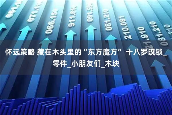 怀远策略 藏在木头里的“东方魔方” 十八罗汉锁_零件_小朋友们_木块